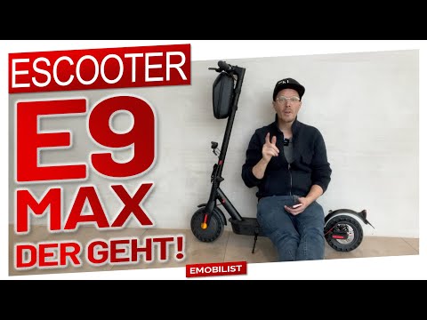 E9 MAX E-SCOOTER mit ABE im REVIEW