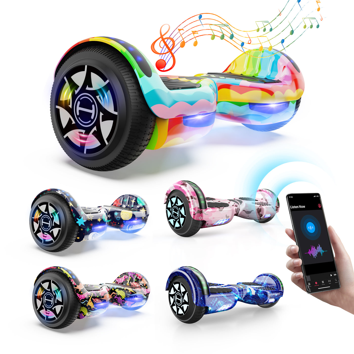 iHoverboard H1 Bluetooth Hoverboard 6.5"