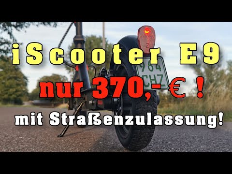 iScooter E9 mit Straßenzulassung