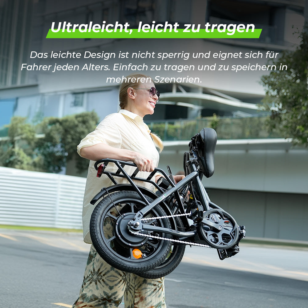 U4 Low Step-Through Foldable Electric Bike