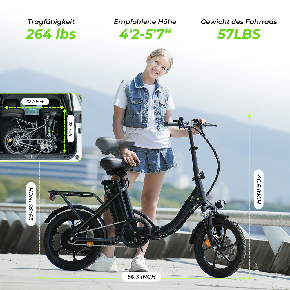 U4 Low Step-Through Foldable Electric Bike