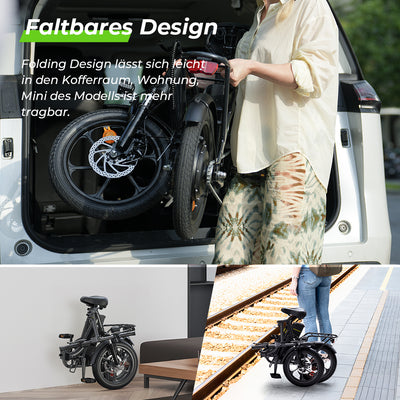 U4 Low Step-Through Foldable Electric Bike